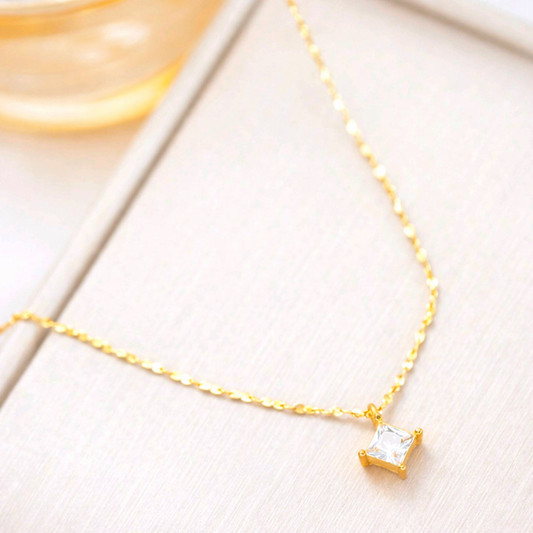 Celeste Square Necklace