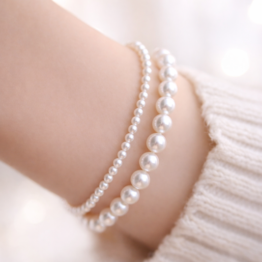 Luna Pearla Duo Bracelet Set