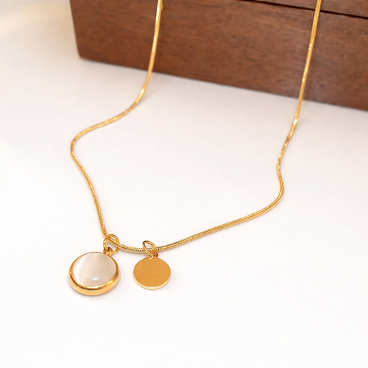Luna Coin Duo Necklace