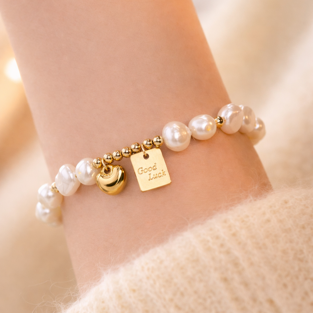 Amore Fortuna Pearl Bracelet